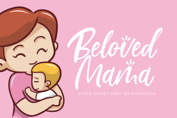 Beloved Mama: A Dainty Script Font for Elegant Branding