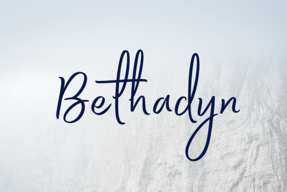 Bethadyn: The Handwritten Font That Elevates Campaigns
