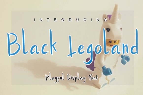 Black Legoland: A Cool Script Font for Makers