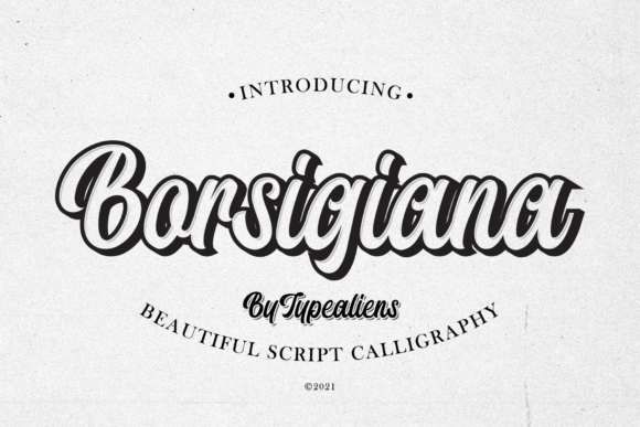 Borsigiana Font: Elevate Your Brand Identity