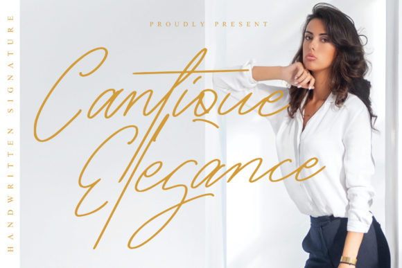 Cantique Elegance: A Script Font for High-Impact Campaigns