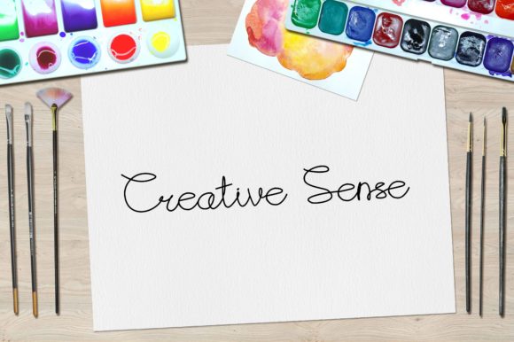 Creative Sense: A Handwritten Font for Campaigns