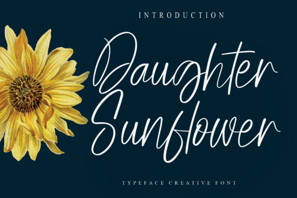 Daughter Sunflower: A Handwritten Font for Branding