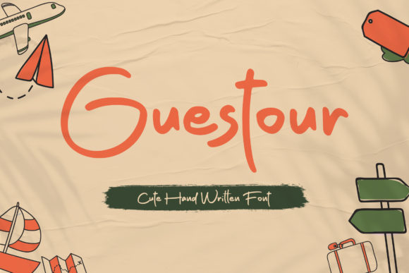 Guestour: A Sweet Handwritten Font for Your Brand