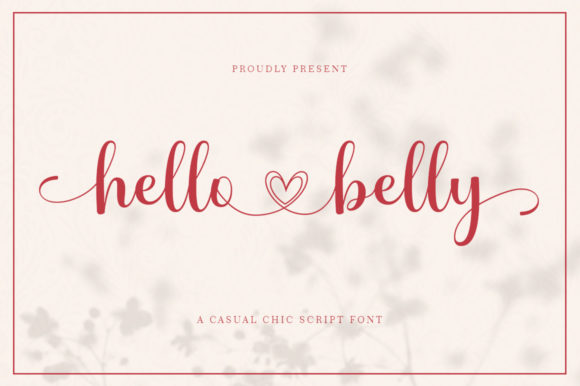 Hello Belly: A Handwritten Font for Marketers