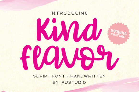 Kind Flavor Font: Elevate Your Brand Identity