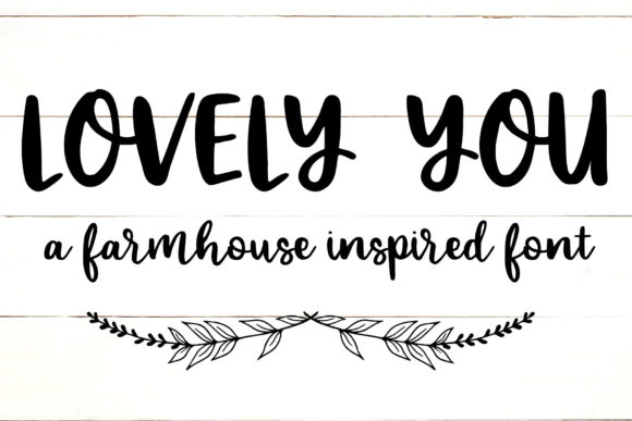 Lovely You: A Whimsical Script Font for Editorial Design