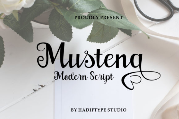 Mustena Font Review: A Romantic Script for Digital Design