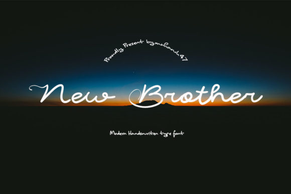 New Brother Typeface for Editorial Design
