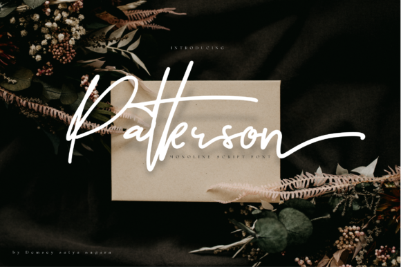 Patterson: The Script Font That Stops the Scroll
