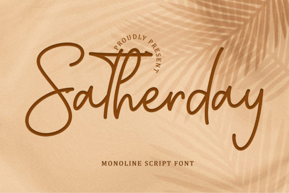 Satherday: The Script Font for Modern Branding
