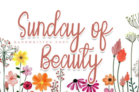 Sunday of Beauty: A Delicate Handwritten Font for Elegant Branding
