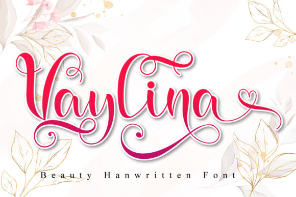 Vaylina: A Romantic Script Font for Web Design