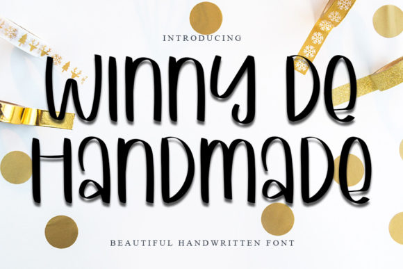 Winny De Handmade: A Script Font for Clear Campaigns